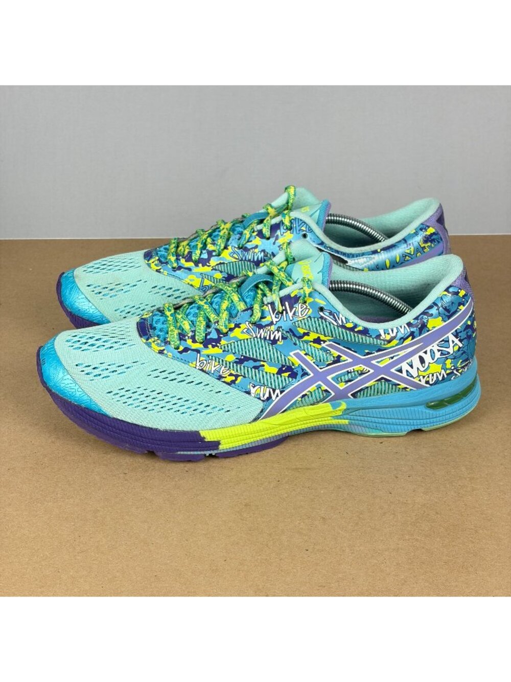 Asics Gel Noosa Tri 10 Athletic Shoes Womens 11.5 Blue Purple Breathable